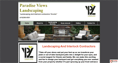 Desktop Screenshot of paradiseviewslandscaping.com